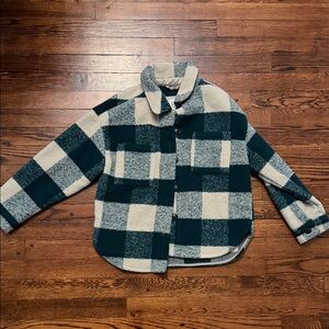GAP Kids Checkered Shacket